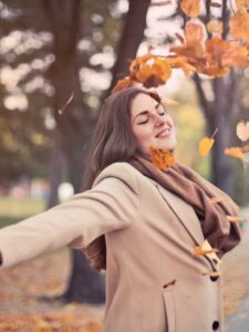 mulher outono
